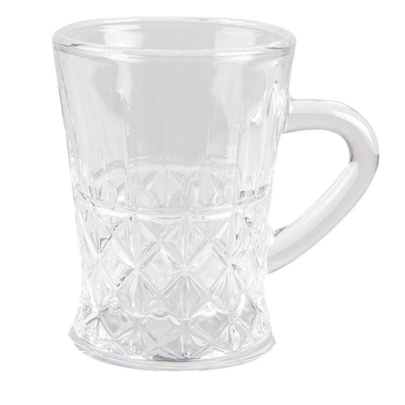 Clayre & Eef Tasse 95 ml Glas Rund