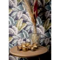 Clayre & Eef Portacandela Ø 8*7 cm Color oro Vetro