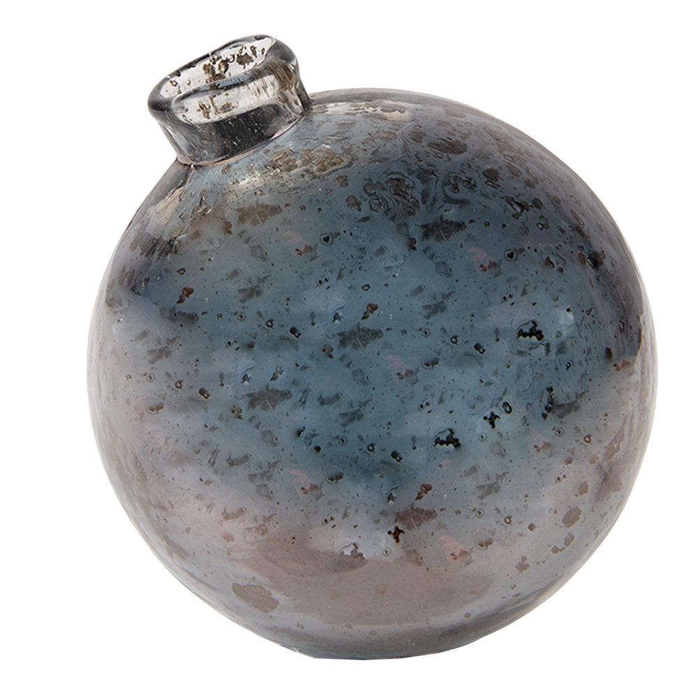 Clayre&Eef VaasØ 10x10 cm Grijs Glas afbeelding
