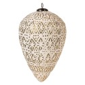 Clayre & Eef Palla di natale 26 cm Bianco Vetro