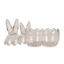 Clayre & Eef Glazen potje Ei 14x8x17 cm Transparant Glas