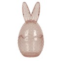 Clayre & Eef Glastopf Ei  Ø 8x17 cm Rosa Glas Oval