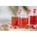 Clayre & Eef Waterglas Hart 300 ml Transparant Glas