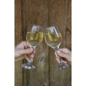 Clayre & Eef Calice di vino Cuore 250 ml Trasparente Vetro