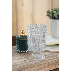 Clayre & Eef Vaso  Ø 10x18 cm Trasparente Vetro