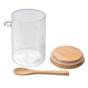 Clayre & Eef Storage Jar 11x9x14 cm Transparent Glass