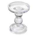 Clayre & Eef Kerzenständer Ø 9x11 cm Transparant Glas