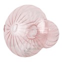Clayre & Eef Decorative Figurine Mushroom Ø 13x15 cm Pink Glass