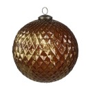 Clayre & Eef Palla di natale set di 4  Ø 15x15 cm Color oro Vetro