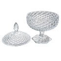 Clayre & Eef Pot en verre Ø 16x25 cm Transparent Verre
