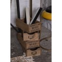 Clayre & Eef Zeitschriftenhalter 18x29x10 cm Braun Holz Rechteck