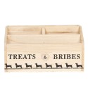 Clayre & Eef Portariviste 28x12x15 cm Marrone Legno  Rettangolo