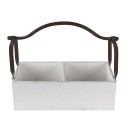 Clayre & Eef Panier 41x19x29 cm Blanc Bois