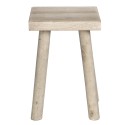 Clayre & Eef Tavolino per piante 18x18x26 cm Marrone Legno  Quadrato