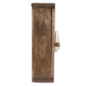 Clayre & Eef Key Cabinet 23x8x30 cm Brown Wood Rectangle Rooster