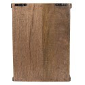 Clayre & Eef Armoire à clés 23x8x30 cm Marron Bois Rectangle Coq