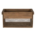 Clayre & Eef Aufbewahrungsbox Braun Holz Rechteck