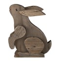Clayre & Eef Figurine Rabbit 20x12x26 cm Brown Wood
