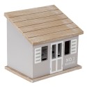Clayre & Eef Mobile portauova Casa 20x14x18 cm Grigio Marrone Legno  Egg house
