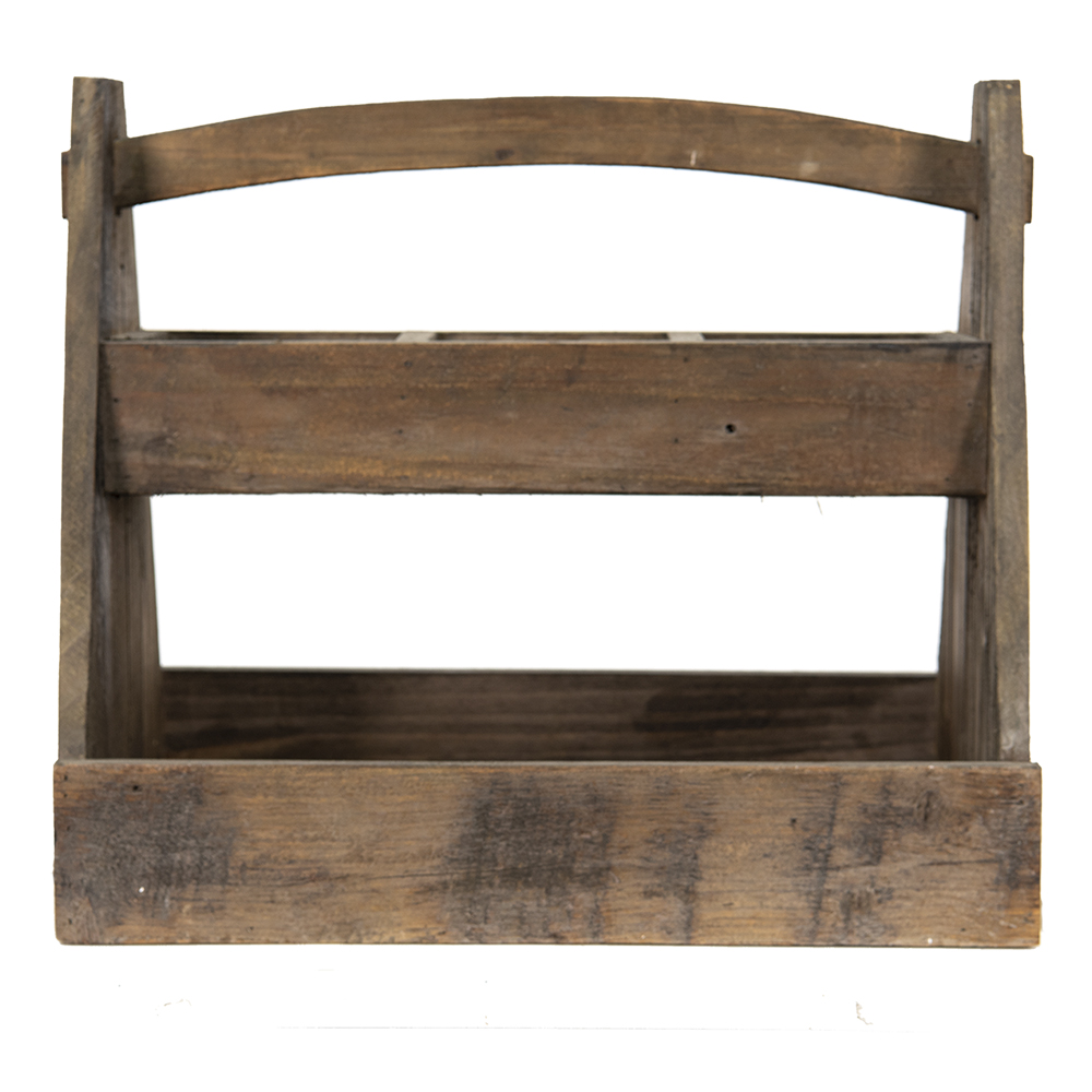 Clayre&Eef Opbergkist 46x31x40 cm Bruin Hout afbeelding