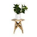 Clayre & Eef Plantentafeltje  22x22x25 cm Bruin Hout