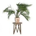 Clayre & Eef Petit table de plante Ø 30x36 cm Marron Bois Rond