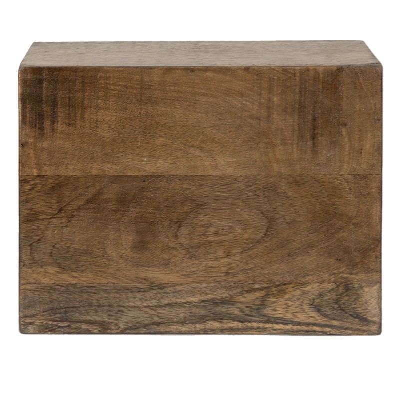 Clayre & Eef Ladekastje  29x14x22 cm Bruin Hout Kip