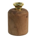 Clayre & Eef Vase Ø 8x13 cm Marron Bois Rond