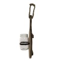 Clayre & Eef Vases en verre dans support 27x13x38 cm Marron Bois Verre