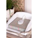 Clayre & Eef Porte-serviettes 20x20x10 cm Blanc MDF Plastique Ange