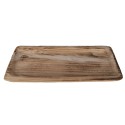 Clayre & Eef Bol de décoration 40x17x3 cm Marron Bois Rectangle