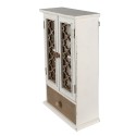 Clayre & Eef Wandkast  32x13x51 cm Wit Bruin Hout
