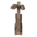 Clayre & Eef Statuetta Coniglio 28x11x33 cm Marrone Legno