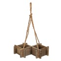 Clayre & Eef Planter 38x22x9 cm Brown Wood