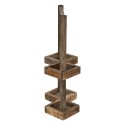 Clayre & Eef Wine Rack 27x14x42 cm Brown Wood