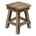 Clayre & Eef Plant Table 15x15x21 cm Brown Wood Square
