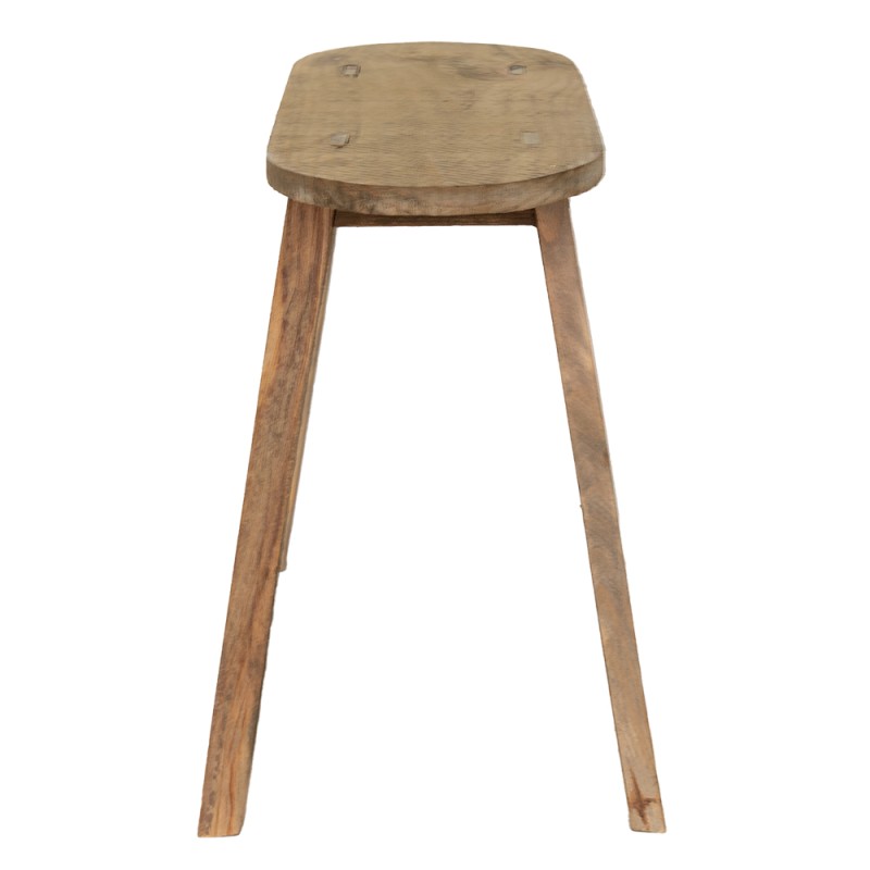 Clayre & Eef Plant Table 49x20x41 cm Brown Wood Oval