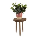 Clayre & Eef Plantentafeltje  Ø 24x36 cm Bruin Hout