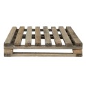 Clayre & Eef Plantentafeltje  40x32x5 cm Bruin Hout Rechthoek