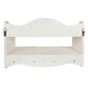 Clayre & Eef Étagère murale 50x19x34 cm Blanc Produit en bois