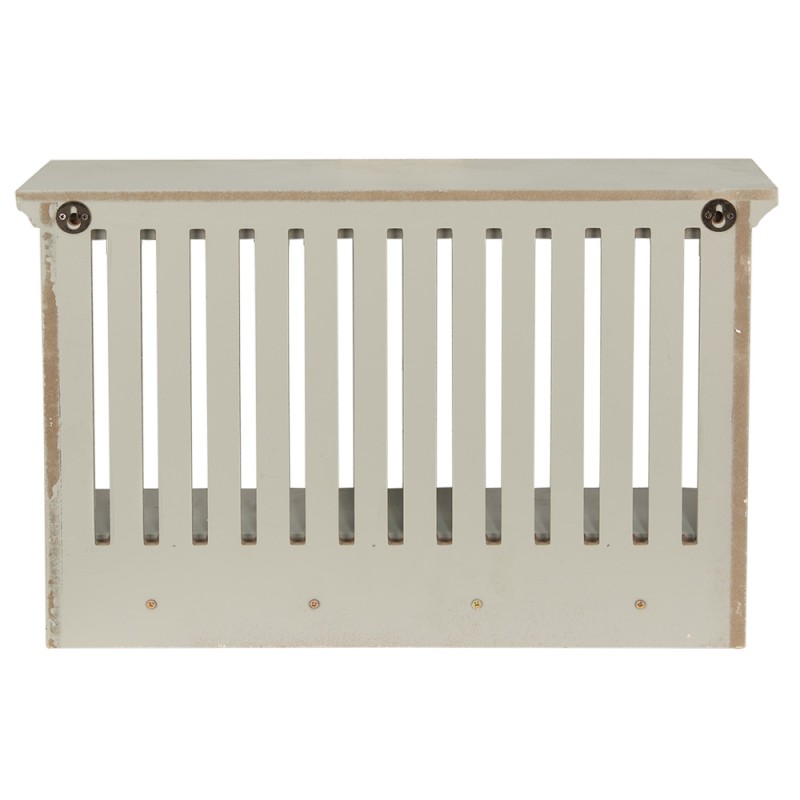 Clayre & Eef Attaccapanni da parete 51x13x35 cm Verde Legno