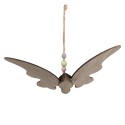 Clayre & Eef Decoratie Hanger Vlinder 21x3x15 cm Bruin Hout