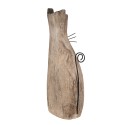 Clayre & Eef Figurine décorative Chat 26 cm Marron Bois Fer