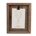 Clayre & Eef Photo Frame 16x3x21 cm Brown Wood