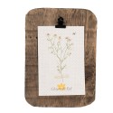 Clayre & Eef Cadre photo 14x2x20 cm Marron Bois Rectangle