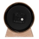 Clayre & Eef Table Clock 17x20 cm Gold colored Wood Iron Round