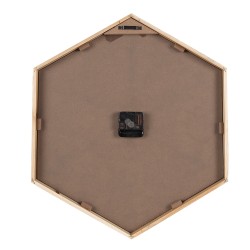 Clayre & Eef Wall Clock 50 cm Black Brown Wood