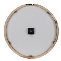 Clayre & Eef Orologio da parete Ø 50 cm Bianco Marrone  Legno
