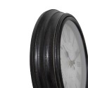 Clayre & Eef Wall Clock Ø 29x5 cm Brown Grey Plastic Glass Westminster Clock Company London