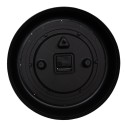 Clayre & Eef Wall Clock Ø 40x7 cm Black Beige Plastic Glass Brooklyn New York